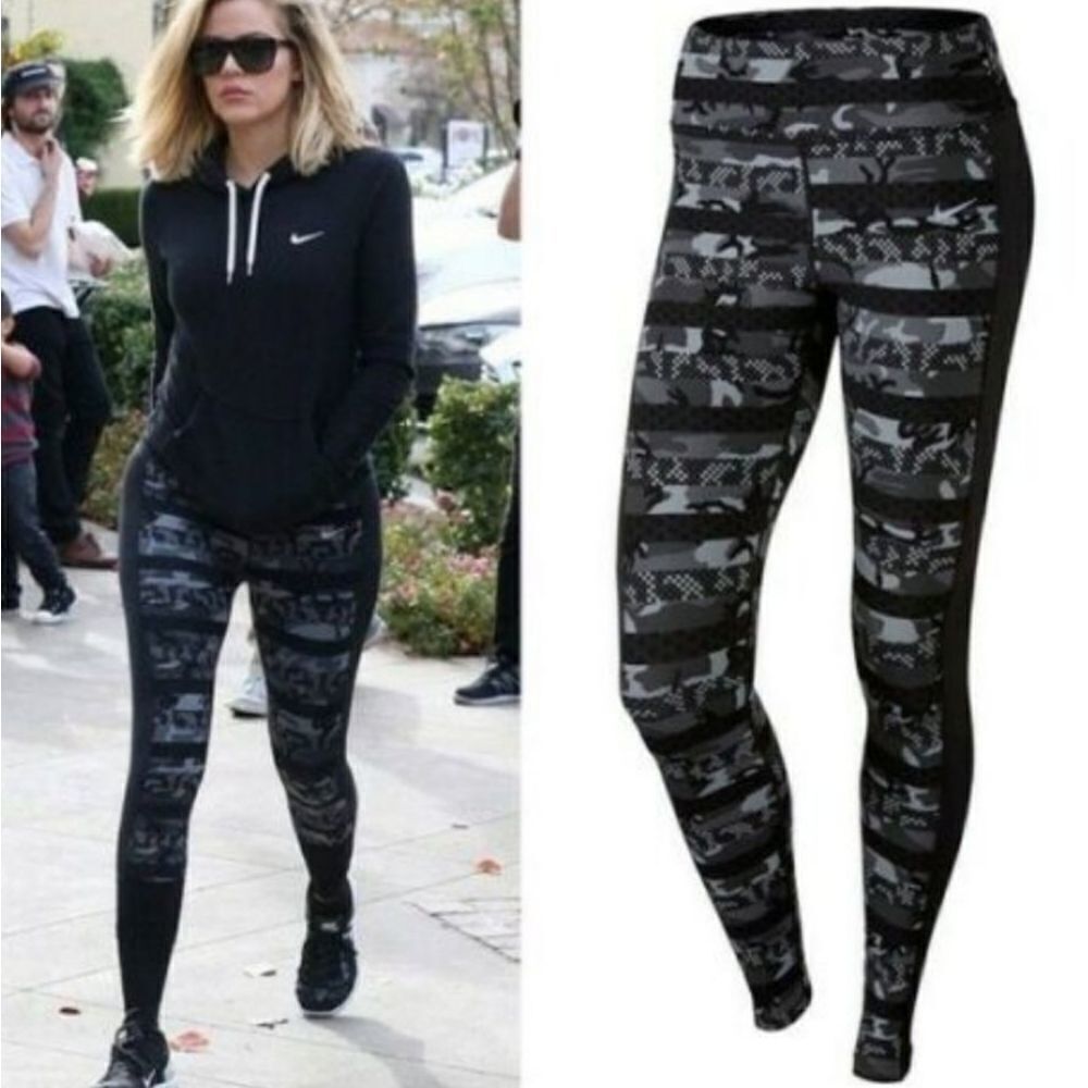Nike Dri-FIT size small camo leggings.